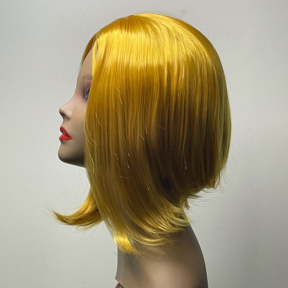 Synthetic Bob Wig - Gold